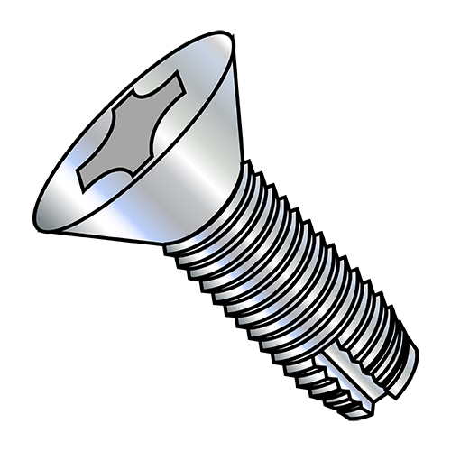 82 Degree Flat Head Pack of 100 3/8 Length Plain Finish #6-20 Thread Size Phillips Drive Small Parts 06065PF188 18-8 Stainless Steel Thread Cutting Screw Type 25 3/8 Length Pack of 100