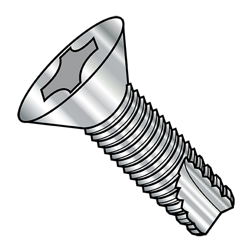 82 Degree Flat Undercut Head Pack of 50 Phillips Drive 1/4-20 Thread Size Zinc Plated 1/2 Length Steel Thread Rolling Screw for Metal 