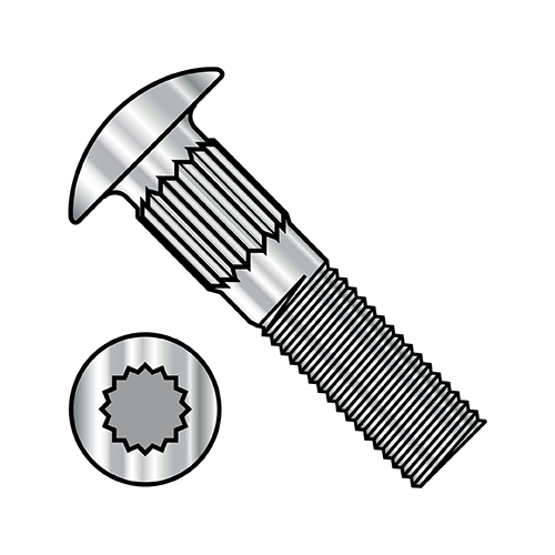 Ribbed Neck Carriage Bolts Value Fasteners