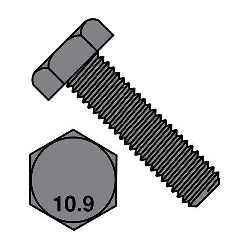 M20X60 Din 933 10.9 Metric Fully Threaded Cap Screw Plain