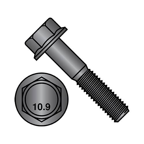 M12-1,75 X 30 Mm (8 Stück) Sechskantschrauben Mit Flansch