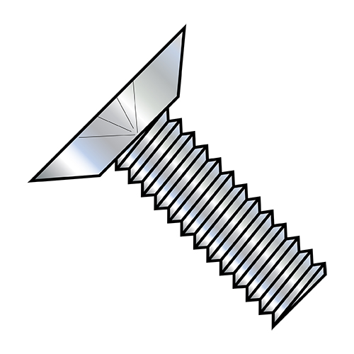1/4-20X1/2 Phillips Flat Undercut 100 Degree Machine Screw