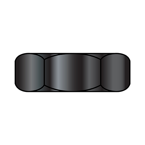 8-32 Hex Machine Screw Nut 18 8 Stainless Steel Black Oxide and