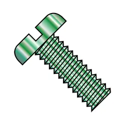 Steel Zinc Green Slotted Pan Head Machine Screws