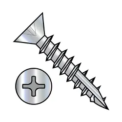 Large Flat Hd with #17 point Deep Thread/Cabinet Screws