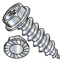 Phillips Hex Washer, Serrated Type-AB Self-Tapping Screws & Sheet Metal Screws