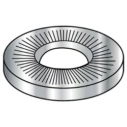 Serrated Conical Spring Metric Washers and Burrs