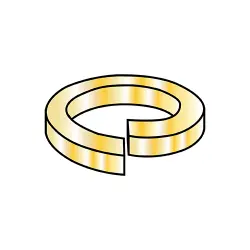 MS35338 Split Lock Steel Zinc Yellow Washers