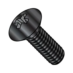Steel Black Oxide Phillips Oval Head Machine Screws