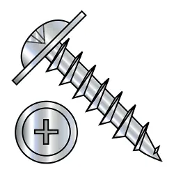 Large Round Washer Deep Thread/Cabinet Screws