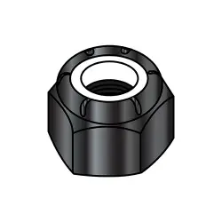 18-8 Black Oxide Light Hex Regular Height Nuts