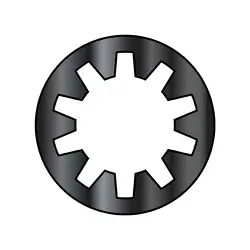 Black Zinc Internal Tooth Lock Washers