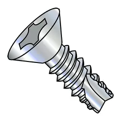 Steel Zinc Phillips 82° Flat Type-25 Thread Cutting Screws