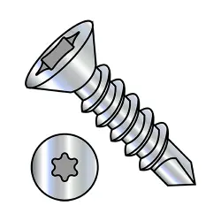 #3 Pt., Steel Zinc Six-Lobe 82° Flat  - TEK® Self-Drilling Screws