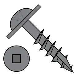 Round Washer Head Type-17 Pocket Hole Screws