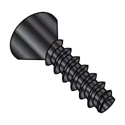Steel Black Oxide Phillips 82° Flat Plastite®-Alternative, Inch Sizes Thread Rolling Screws