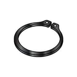 Steel Phosphate Coated External Retaining Rings