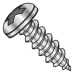 Steel Nickel Phillips Pan Type-AB Self-Tapping Screws & Sheet Metal Screws