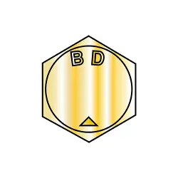 ASME B18.2.1 GrBD Fine Yellow Zinc Hex Cap Screws