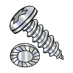 Steel Zinc, Serrated Phillips Pan Type-AB Self-Tapping Screws & Sheet Metal Screws