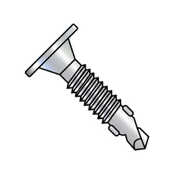 Steel Zinc, #3 Pt. w/Wings w/ Machine Screws Thread Wafer Phillips  - TEK® Self-Drilling Screws