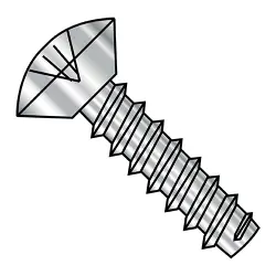 Oval Undercut Phillips, 18-8 SS Type-B Self-Tapping Screws & Sheet Metal Screws