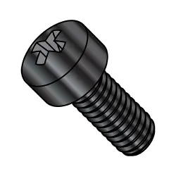 Steel Black Oxide Phillips Fillister Head Machine Screws