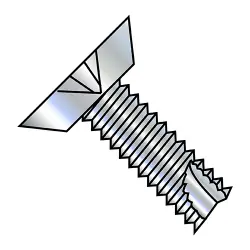 Phillips, Steel Zinc 82° Flat Undercut Type-23 Thread Cutting Screws