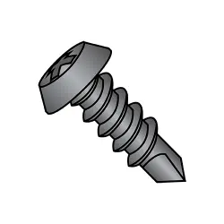 Framing Screws #2 Pt, Steel Black Phos Phillips Pan  - TEK® Self-Drilling Screws