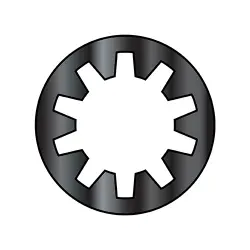 Black Oxide Internal Tooth Lock Washers