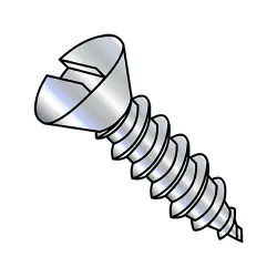 Slotted, Steel Zinc Oval Type-AB Self-Tapping Screws & Sheet Metal Screws