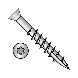 Six-Lobe Trim Fine Thread Sharp Point 18-8 SS Drywall Screws