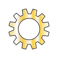 Zinc Yellow External Tooth Lock Washers