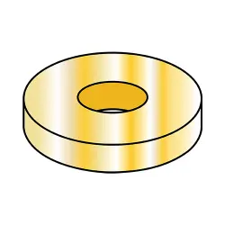 For Gr-5 & Gr-8 applications, Zinc Yellow Thru-Hardened Steel U.S.S. Flat Washers and Burrs