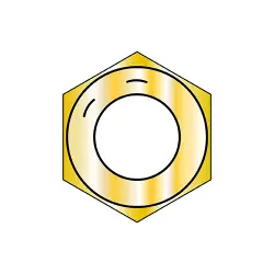 Coarse Zinc Yellow Domestic Grade 8 Nuts