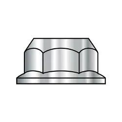 Class 10 RoHS Zinc DIN 6923 Hex Flange Nuts