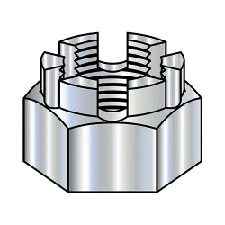 Grade 5 Steel Zinc Castle Nuts