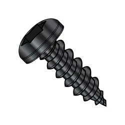 Steel Black Oxide Six-Lobe Pan Type-AB Self-Tapping Screws & Sheet Metal Screws