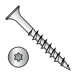 Steel Bugle Six-Lobe Deck Screws