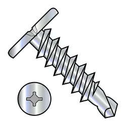 Zinc Bake Phillips & Square Screws