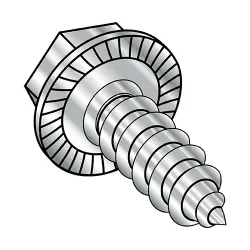 Unslotted Hex Washer, Serrated Type-AB Self-Tapping Screws & Sheet Metal Screws