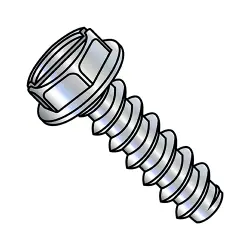 Steel Zinc Slotted Hex Washer Type-B Self-Tapping Screws & Sheet Metal Screws