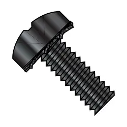 Steel Black Oxide External Tooth Phillips Pan SEMS Screws