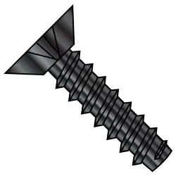 Steel Black Zinc Steel Zinc Phillips 82° Flat Type-B Self-Tapping Screws & Sheet Metal Screws