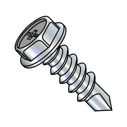 Steel Zinc Phillips Hex Washer  - TEK® Self-Drilling Screws
