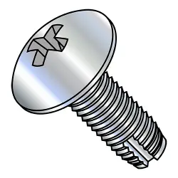Truss Phillips, Steel Zinc Type-1 Thread Cutting Screws