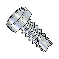 Hex, Unslotted, Steel Zinc Type-25 Thread Cutting Screws