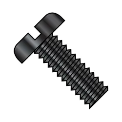 Steel Black Oxide Slotted Pan Head Machine Screws