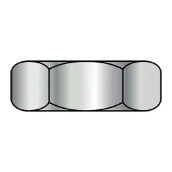 Steel Nickel Coarse Thread Hex Regular Pattern Nuts