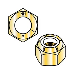 Grade 8 Zinc Yellow Light Hex Regular Height Nuts